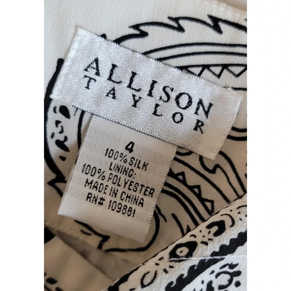 Allison Taylor Silk Aline Pleated Skirt